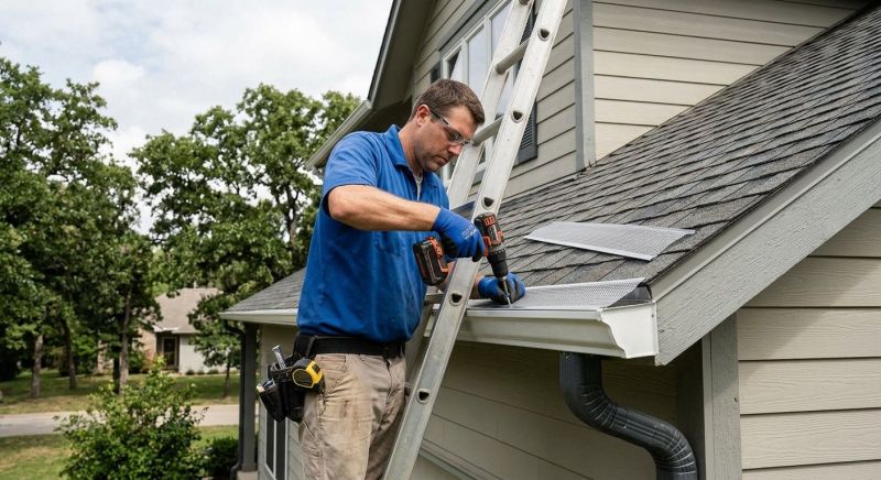 Gutter Filter Installation in Arvada, CO